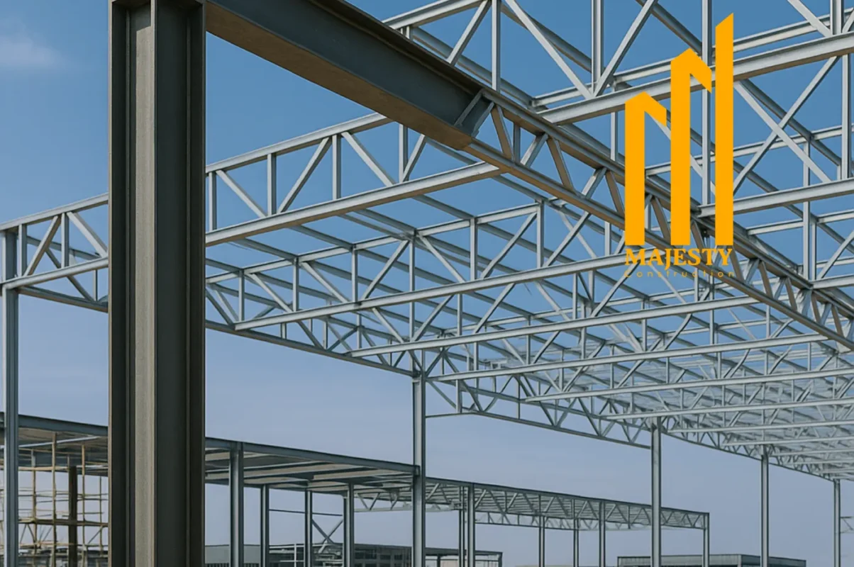 Steel bridge construction